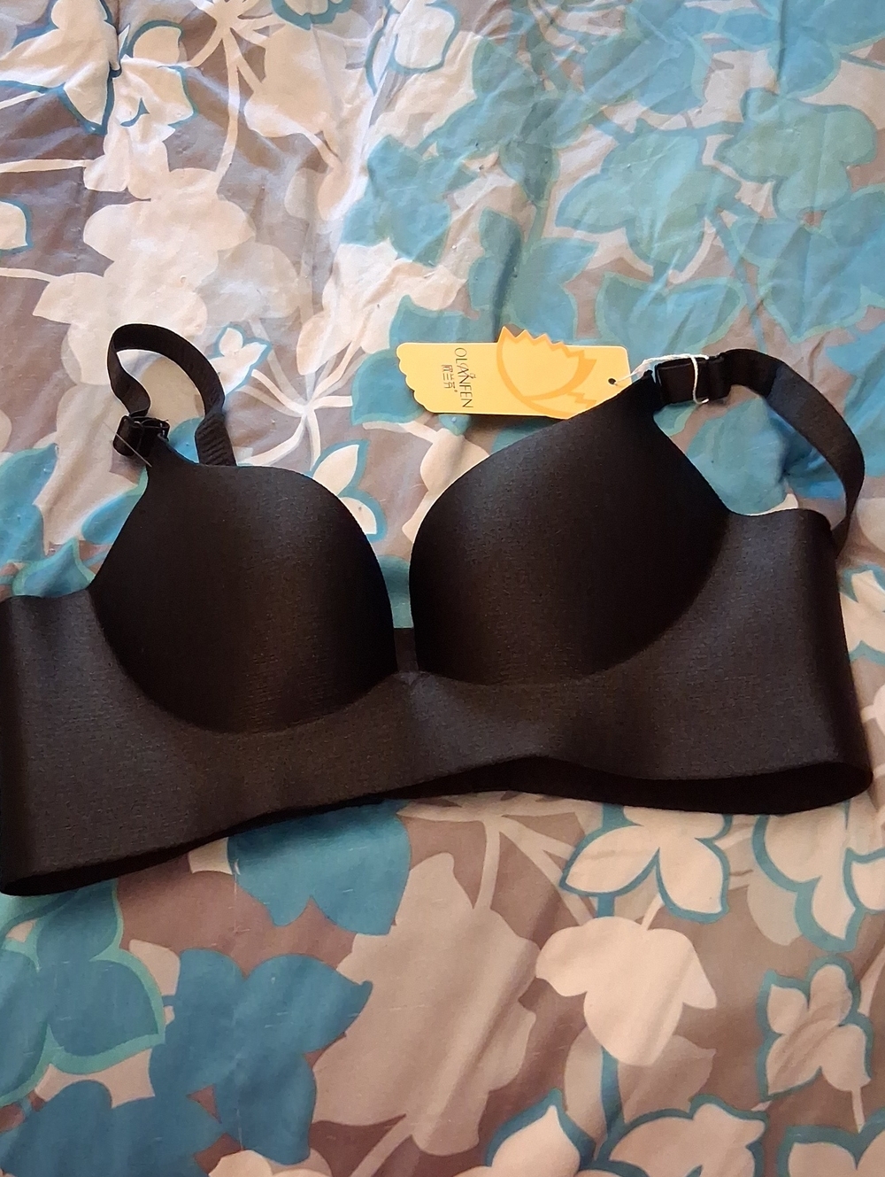 Everyday Smooth Black Soft No Wire-Underwire Pushup Bra by Oasis